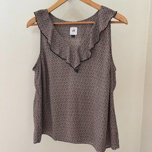 CABI Ruffle Sleeveless Blouse